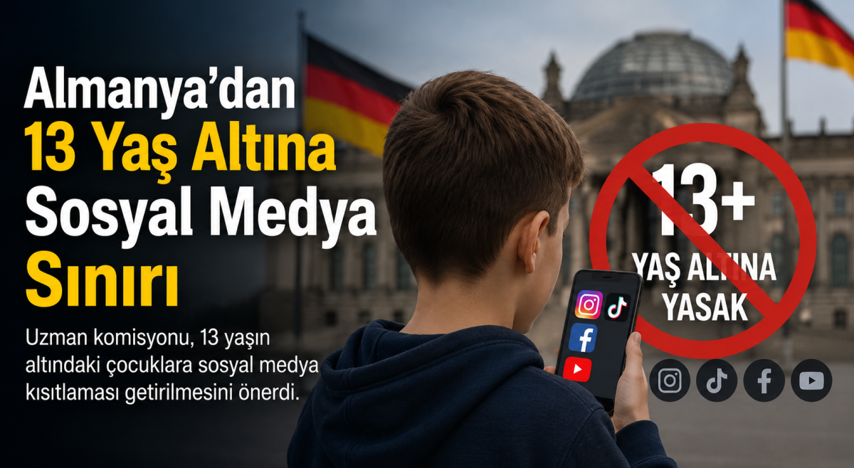 Almanya’dan 13 Yaş Altına Sosyal Medya Sınırı