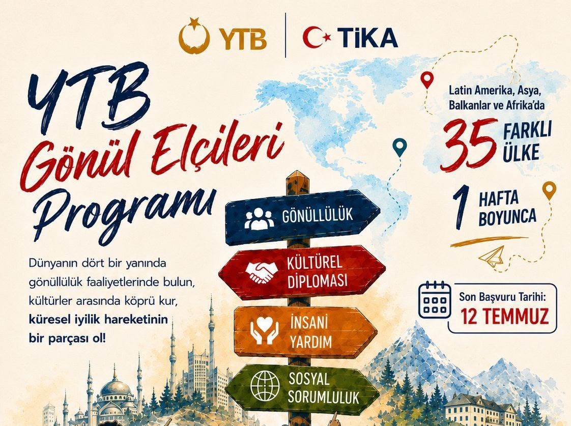 YTB Gönül Elçileri Programı Başvuruları Başladı
