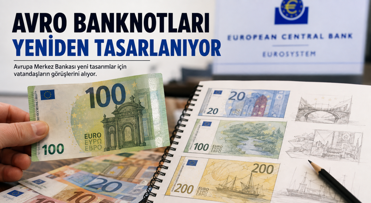Avro banknotları yeniden tasarlanıyor
