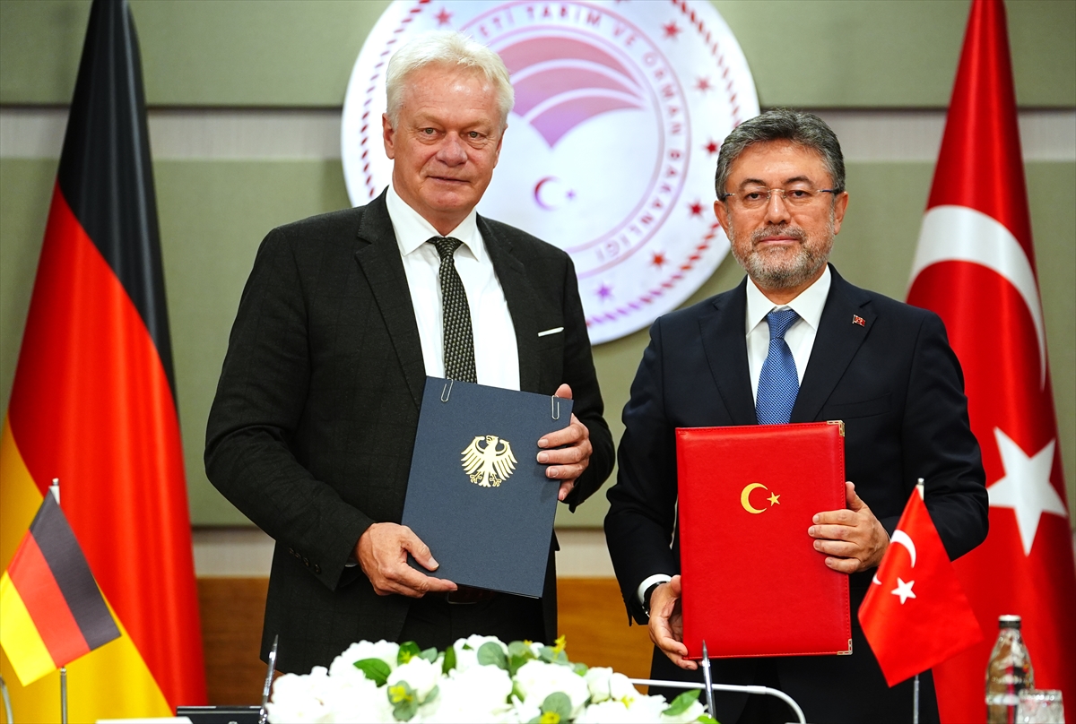 Türkiye ile Almanya arasında tarım ve gıda işbirliği için ortak niyet beyanı imzalandı