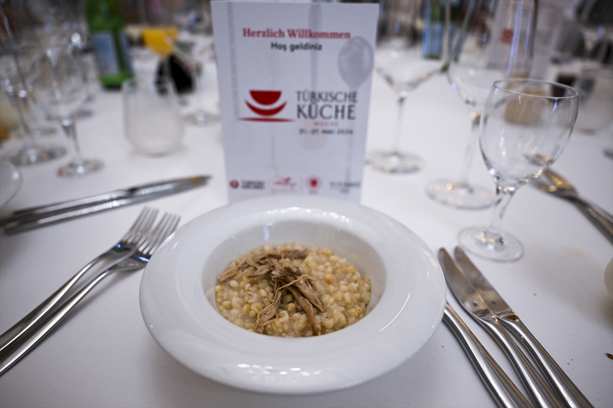  Berlin'de Uluslararası Türk Mutfağı Haftası kapsamında gala yemeği düzenlendi